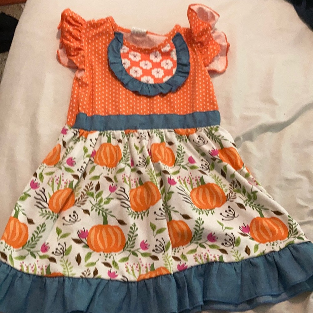 Boutique 3t pumpkin dress